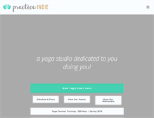 Tablet Screenshot of practiceindie.com